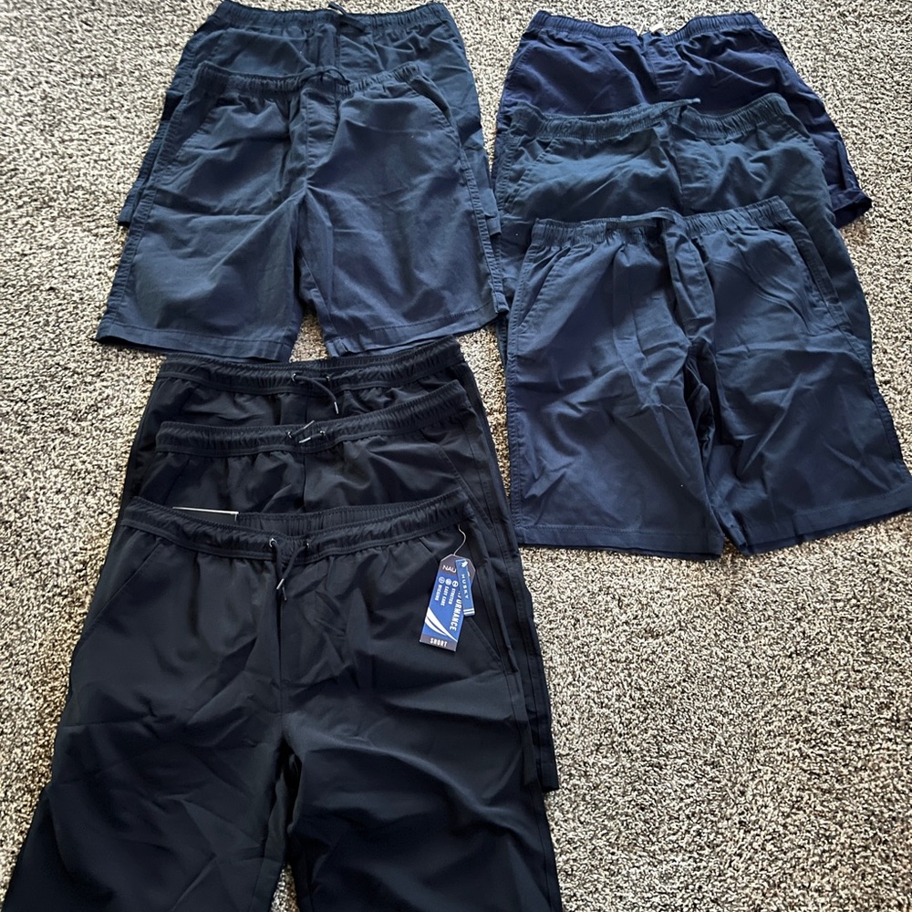 Boys Husky navy shorts
